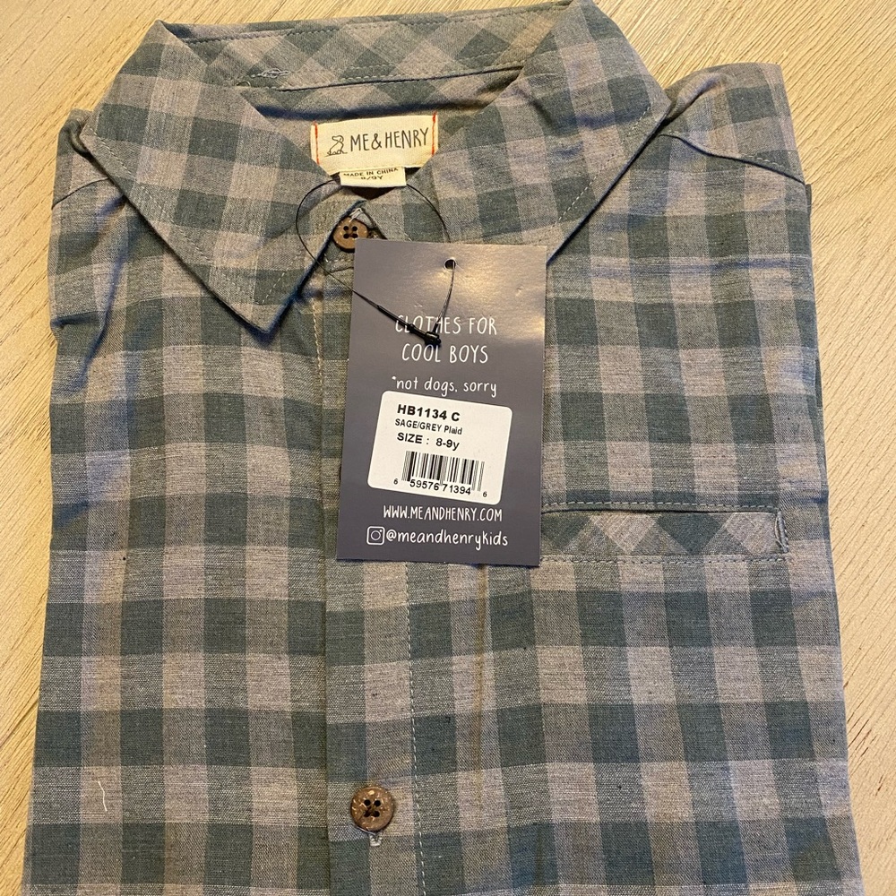 Me and Henry Button Down